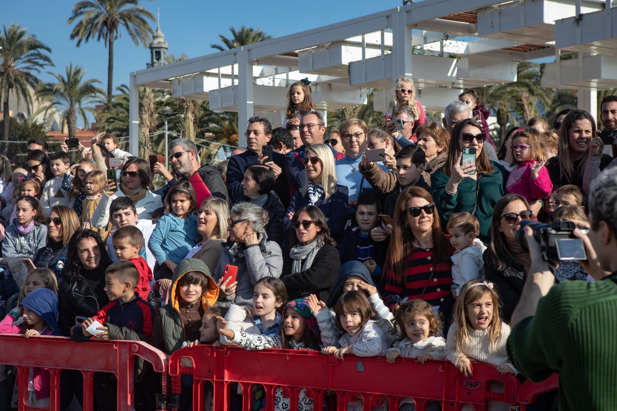 Los Reyes Magos desembarcan en Cartagena