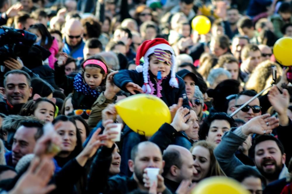 Celebración anticipada de Año Nuevo en Vilagarcía