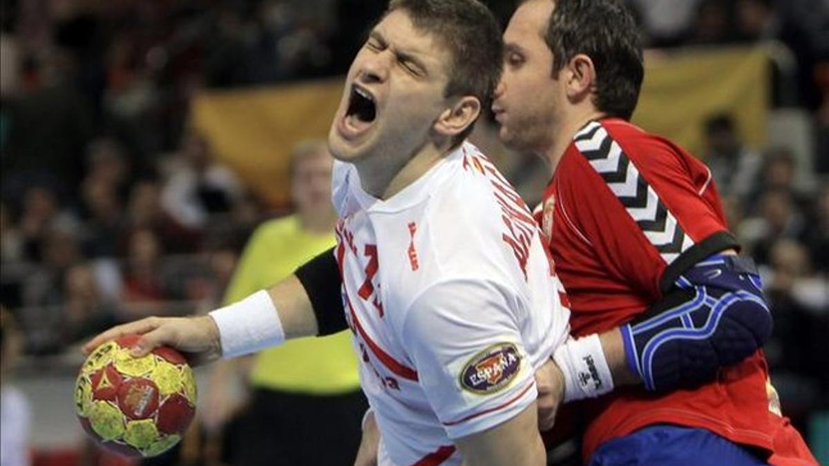 España vence a Serbia en el Mundial de balonmano