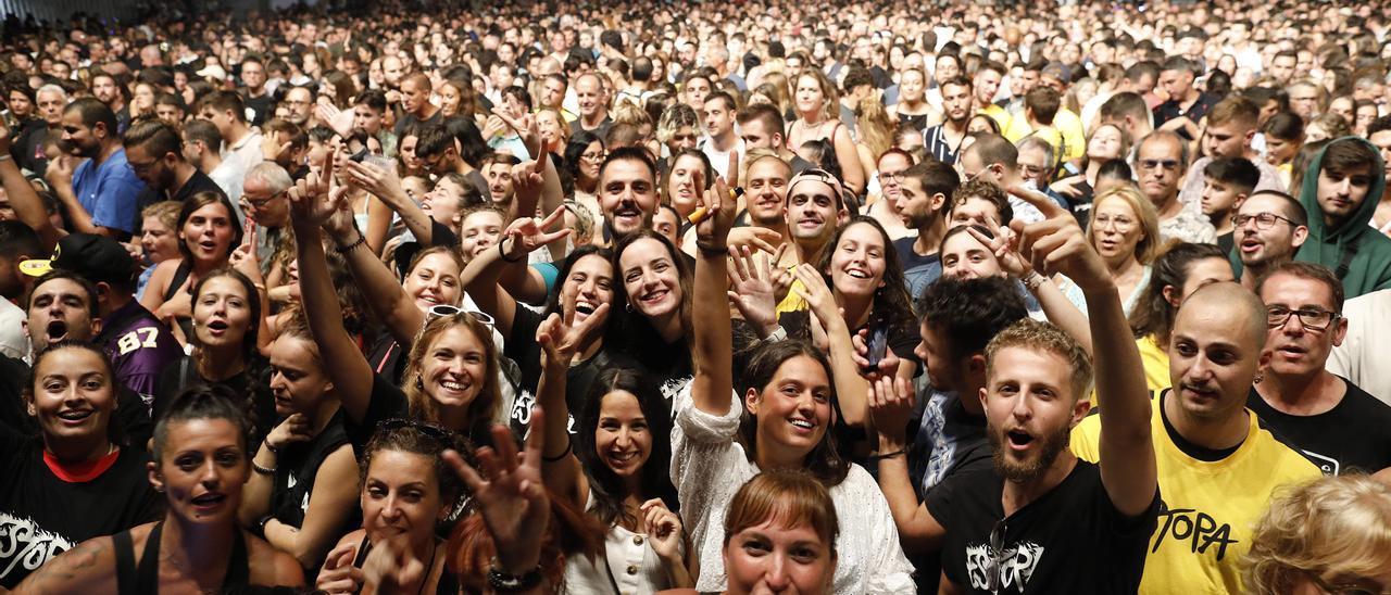 El públic d&#039;Estopa, en la cloenda del festival de la Porta Ferrada.