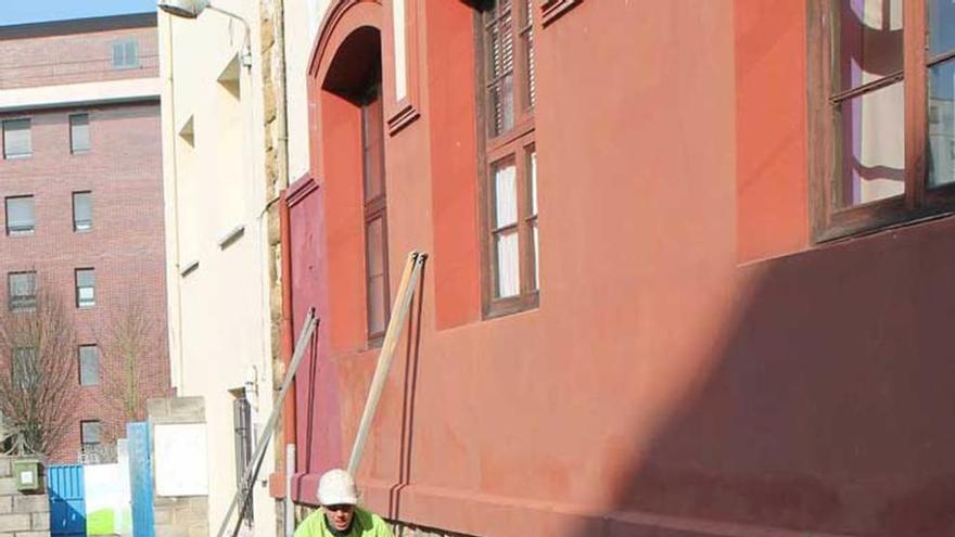 El colegio Peña Careses, en obras