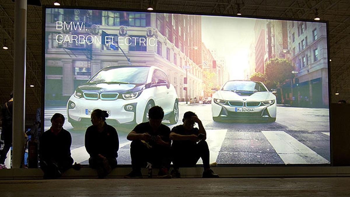 Ambiente en el Salón del Automóvil de Pekín