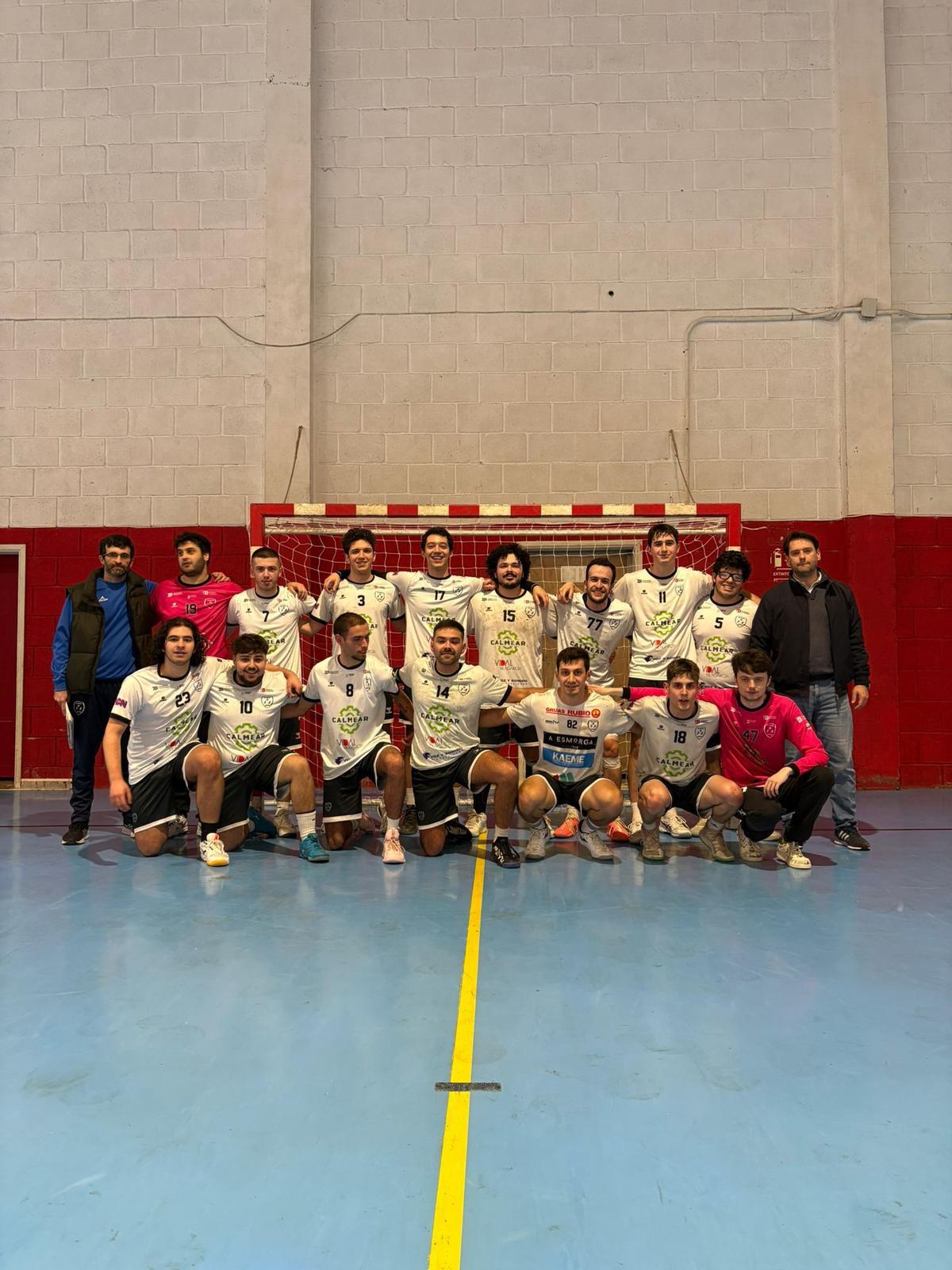 Formación del Balonmán Arousa de Segunda Autonómica.