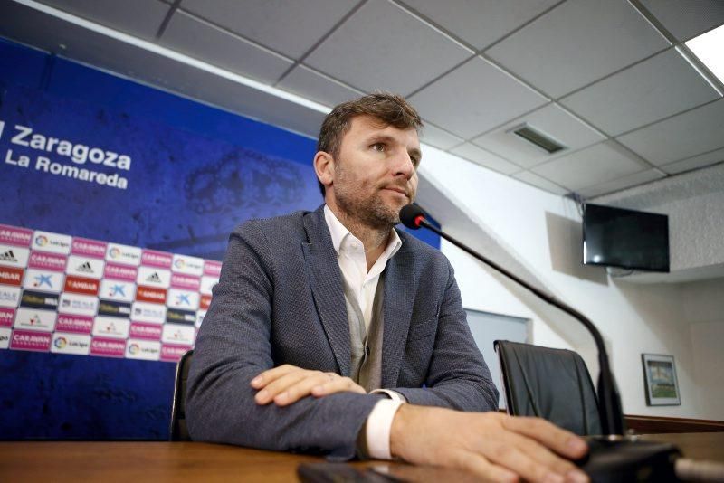 Presentación de Jawad El Yamiq como nuevo jugador del Real Zaragoza