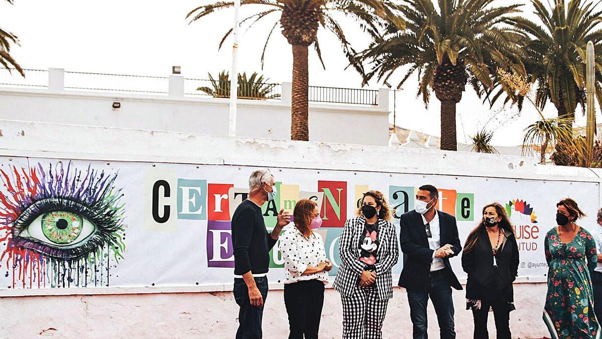 Presentación de la edición del Certamen de Arte Emergente en Teguise. | | LP/DLP