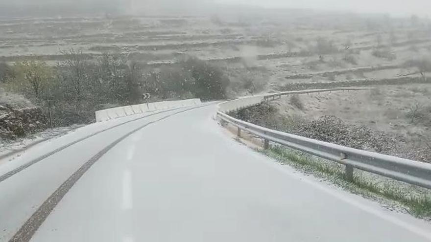 Nieve en Portell de Morella