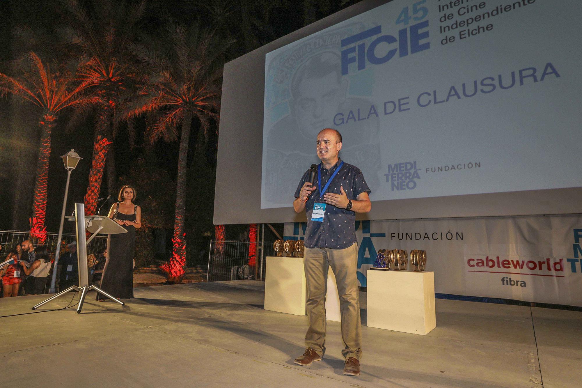 Clausura del Festival de cine internacional de Elche.