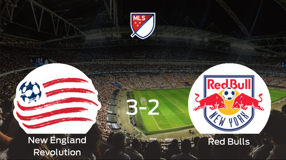 Triunfo del New England Revolution frente al New York Red Bulls (3-2)