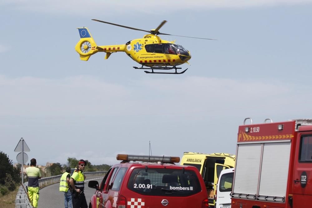 Accident mortal a la Tallada d'Empordà