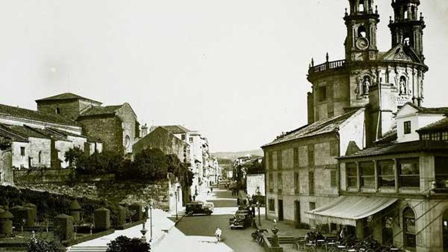 Cuando el centro era la carretera de Ourense