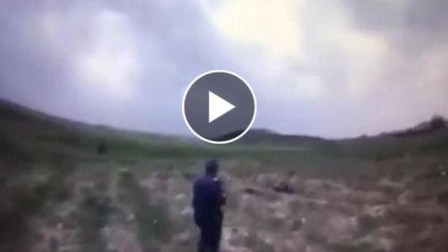 Un vídeo muestra cómo un yihadista se inmola antes de ser capturado en Irak