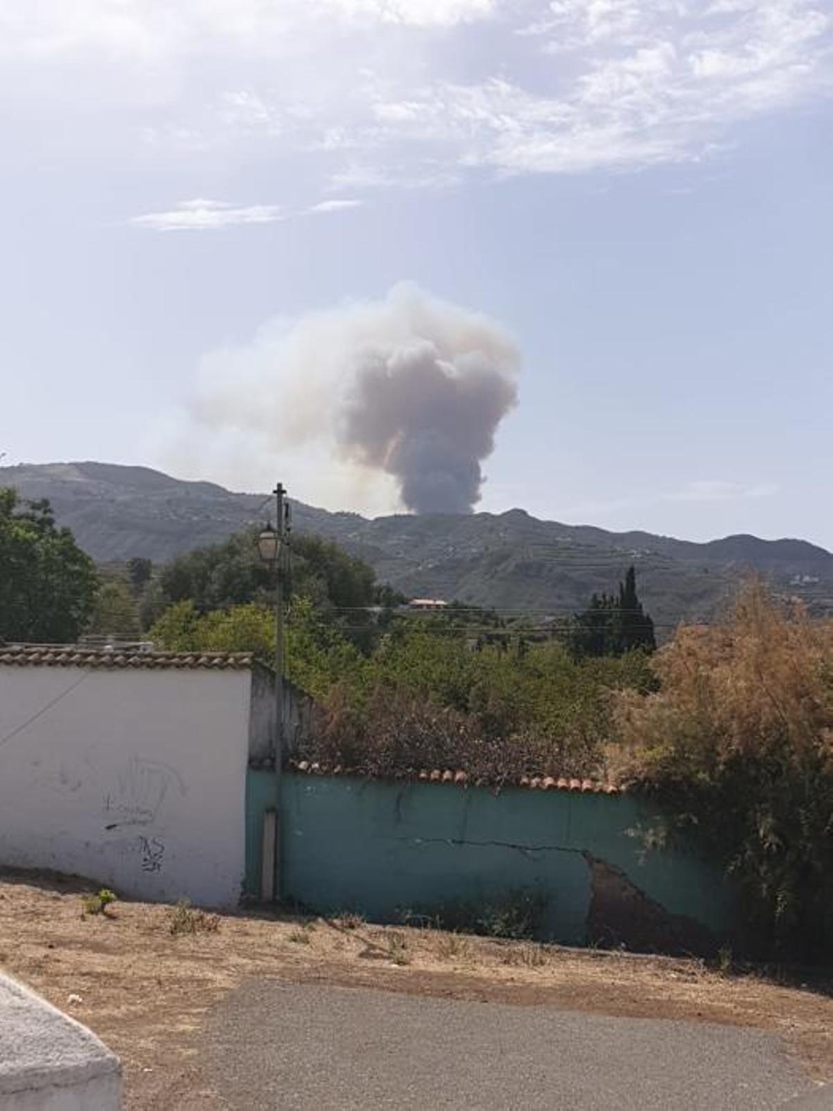 Perspectivas del incendio de Valleseco 17-08-19 Perspectivas del incendio de Valleseco 17-08-19