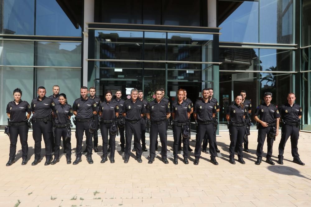 Los nuevos funcionarios de Policía en prácticas pertenecientes a la Escala Básica realizarán su periodo de formación en distintos puestos de trabajo reforzando la plantilla
