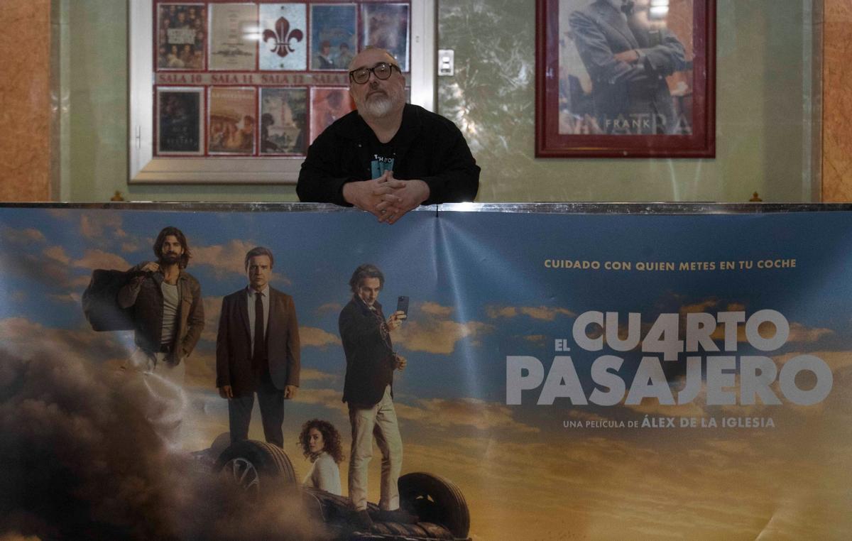 Álex de la Iglesia, director de "El cuarto pasajero".