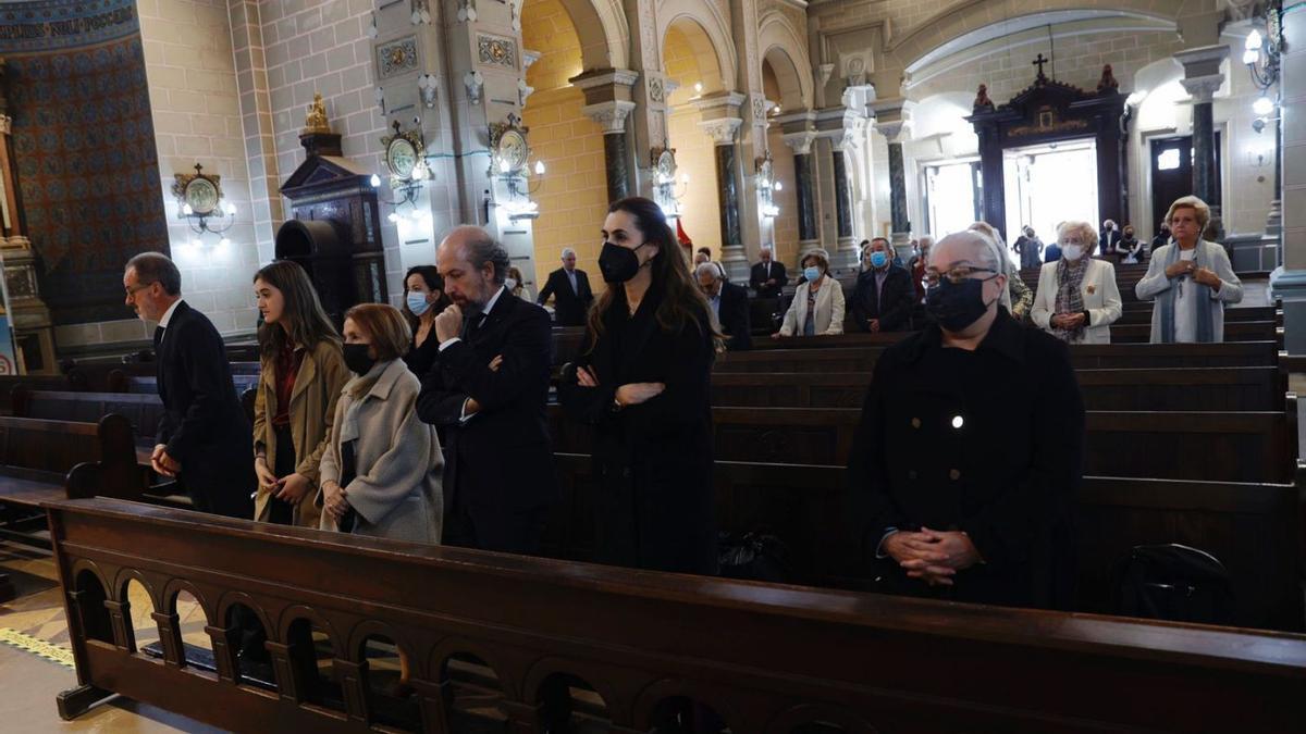 La basílica de San Juan el Real, durante el funeral por Caridad López y Fernández-Nespral. | Miki López