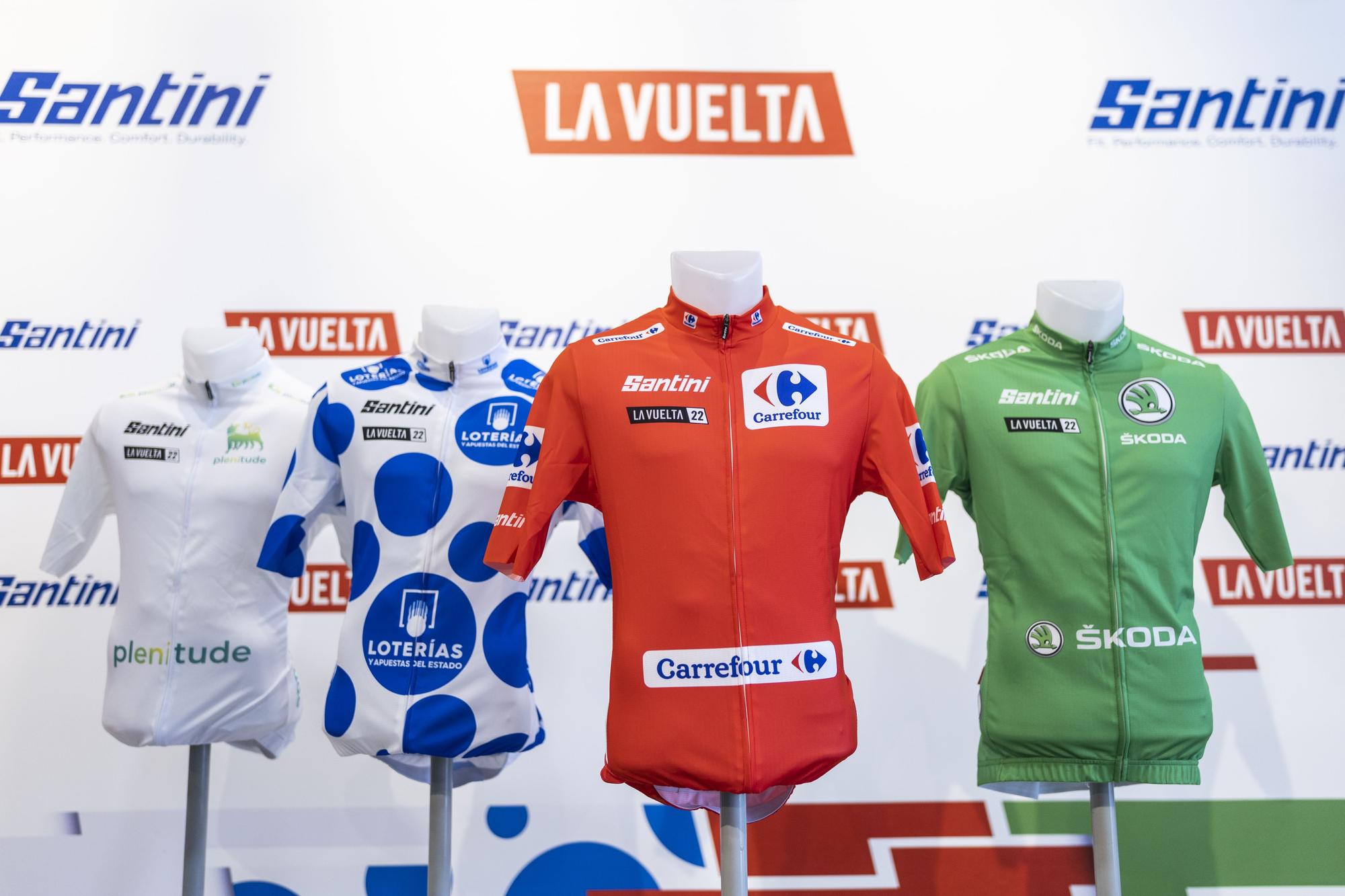 Presentación maillots de La Vuelta a España 2022