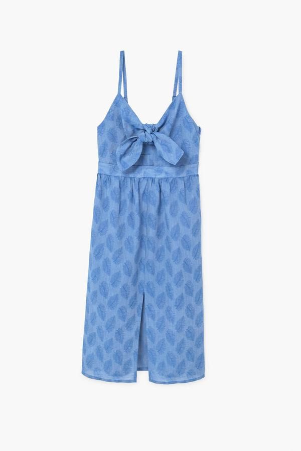 20 prendas de Mango por menos de 20 euros: vestido con nudo
