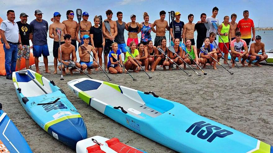 Preparando el mundial de paddle surf desde Santa Pola