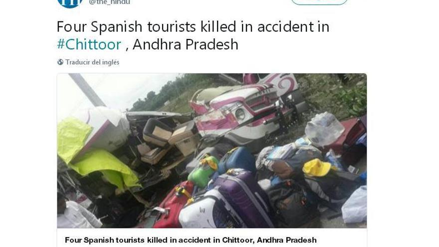 Mueren 4 cooperantes andaluces en un accidente de bus en la India