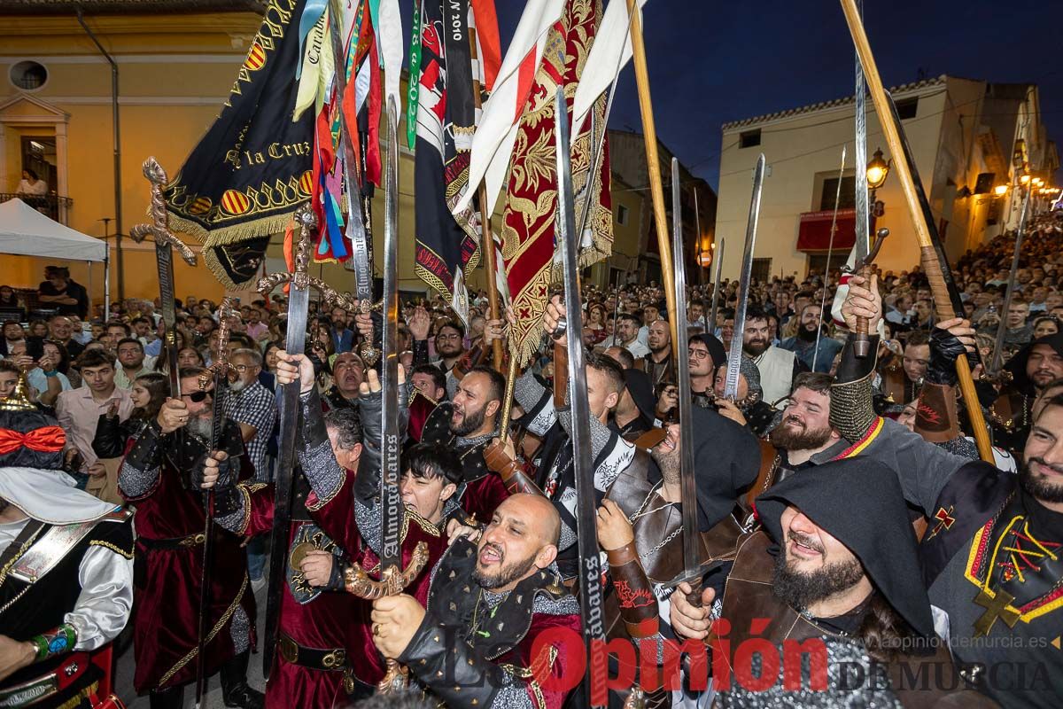 Procesión del Baño y parlamento en las Fiestas de Caravaca