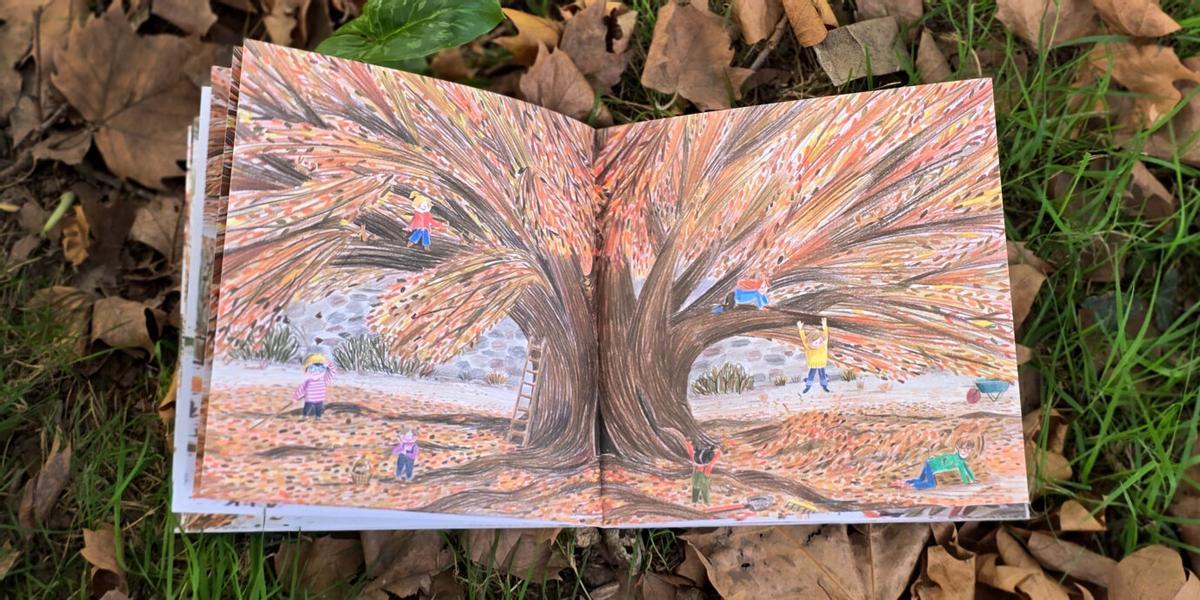 Una de las ilustraciones de Verónica Fabregat en su libro 'Anem al bosc' (Akiara Books).