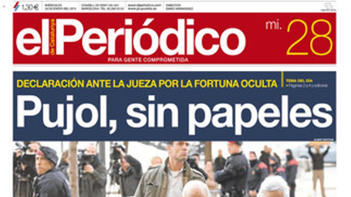 La portada del 28 de enero