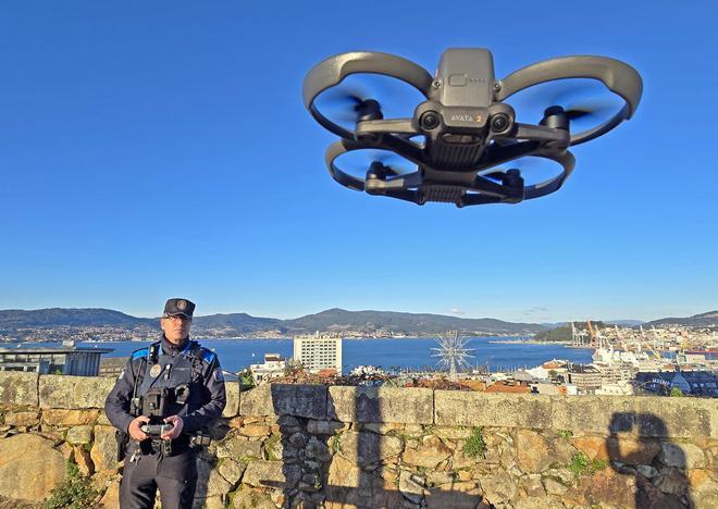 Los drones de la Policía Local de Vigo