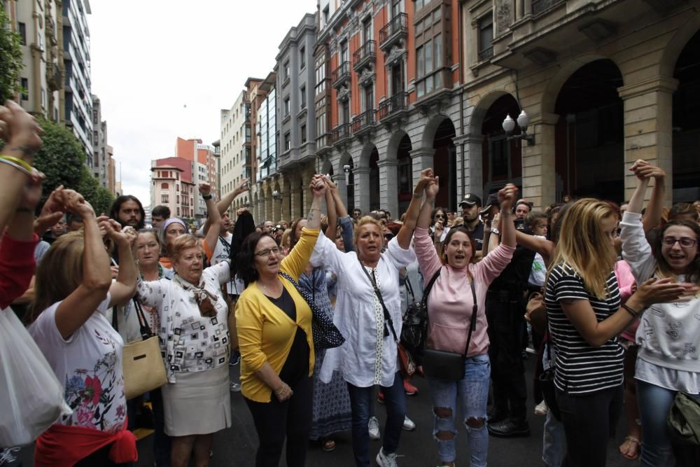 Concentración en Gijón