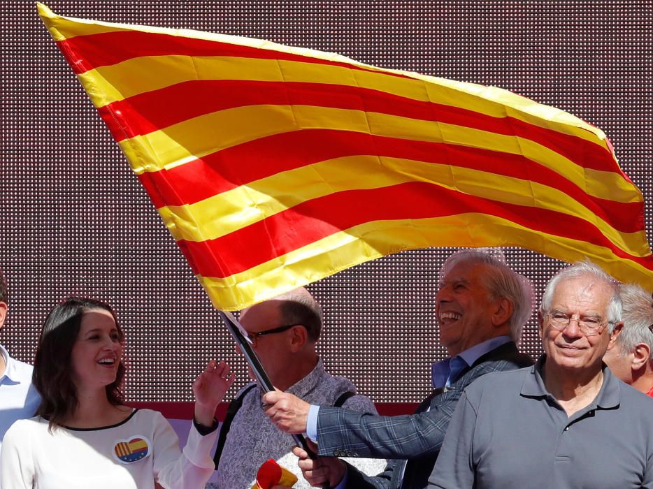 Manifestación en Barcelona por la unidad de España