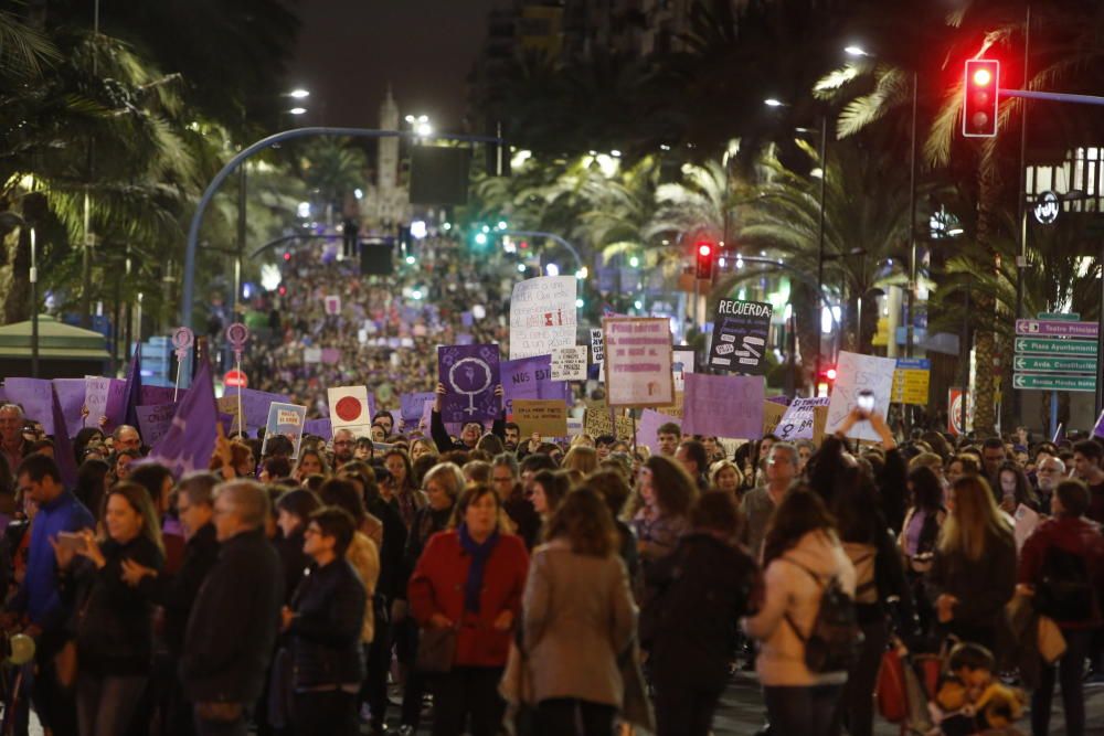 Manifestación del 8M en Alicante