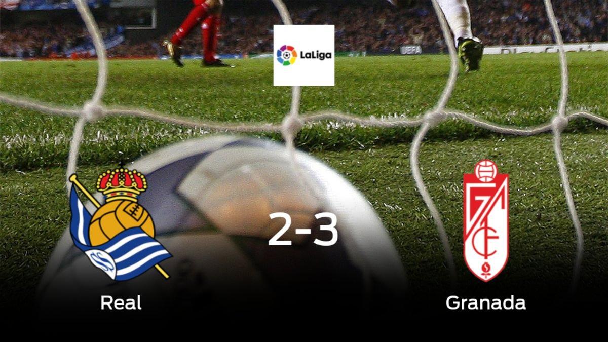 El Granada suma tres puntos a su casillero frente a la Real Sociedad (2-3)