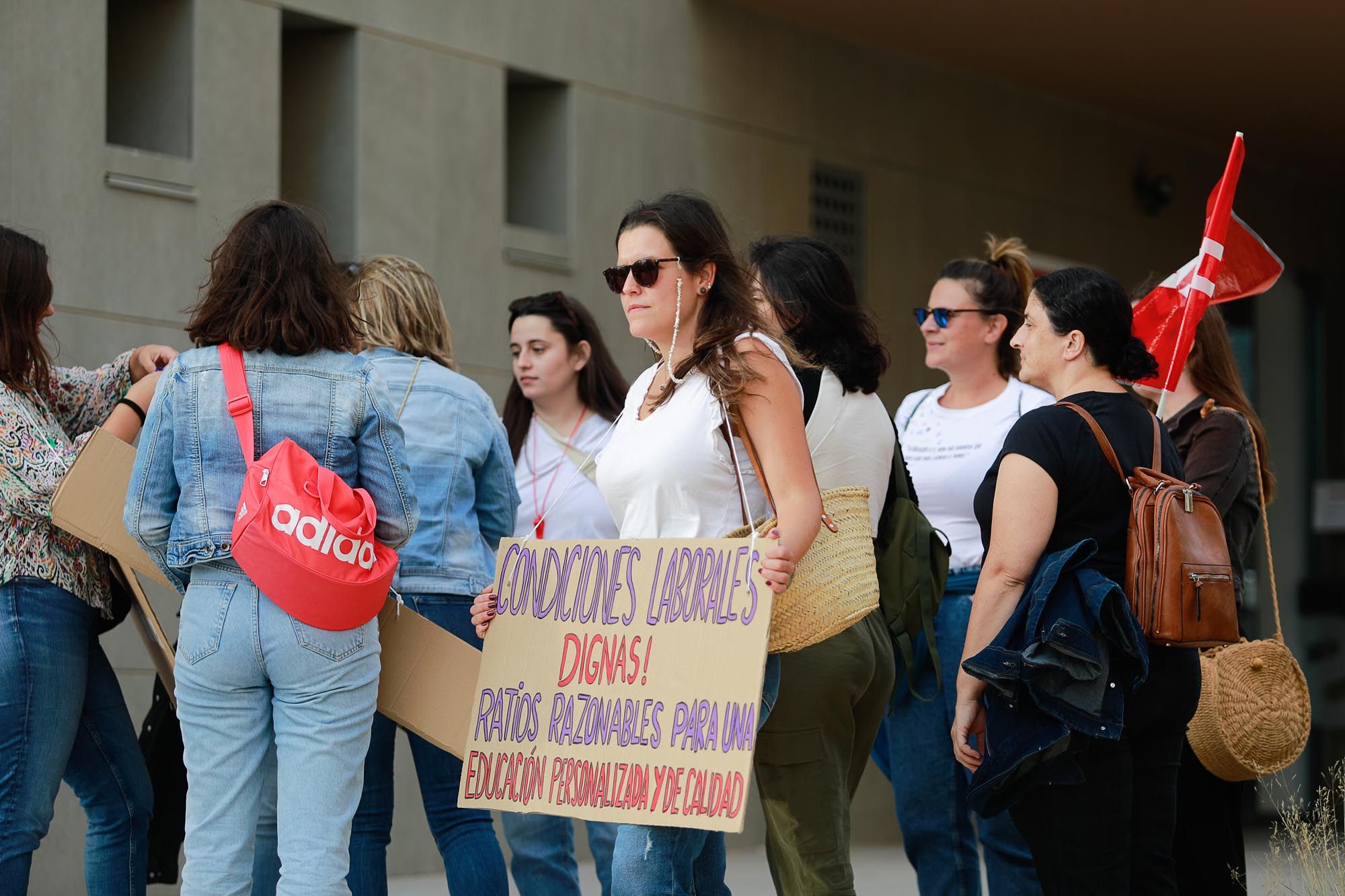 Protesta de las educadoras de infantil de 0 a 3 años en Ibiza