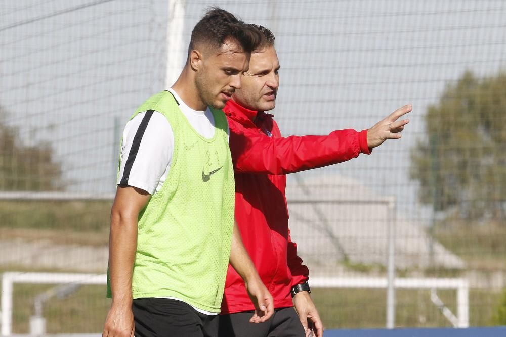 Entrenamiento del Real Sporting de Gijón