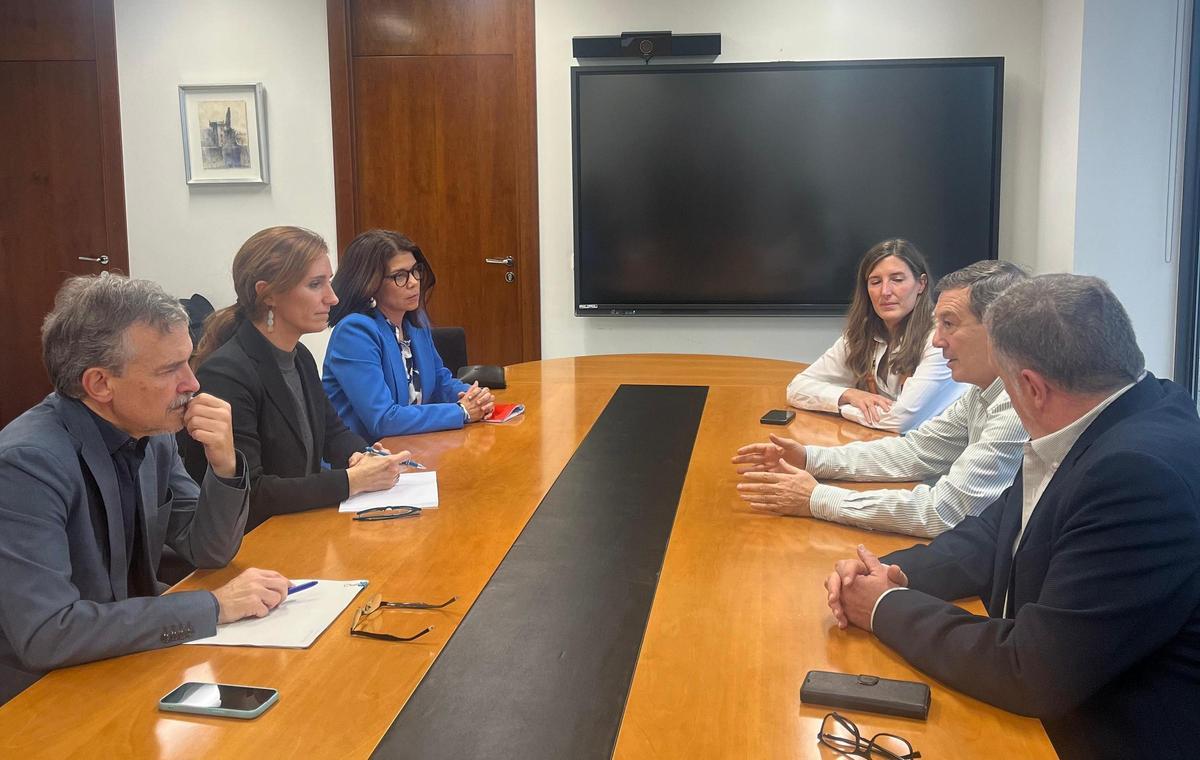 Reunión entre el conseller de Sanidad y la ministra García en València.