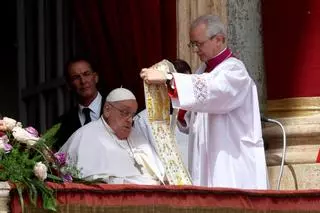 Las últimas imágenes del papa Francisco: en la basílica de San Pedro el Domingo de Resurrección