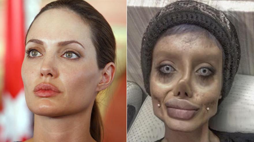 Angelina Jolie y Sahar Tabaar.