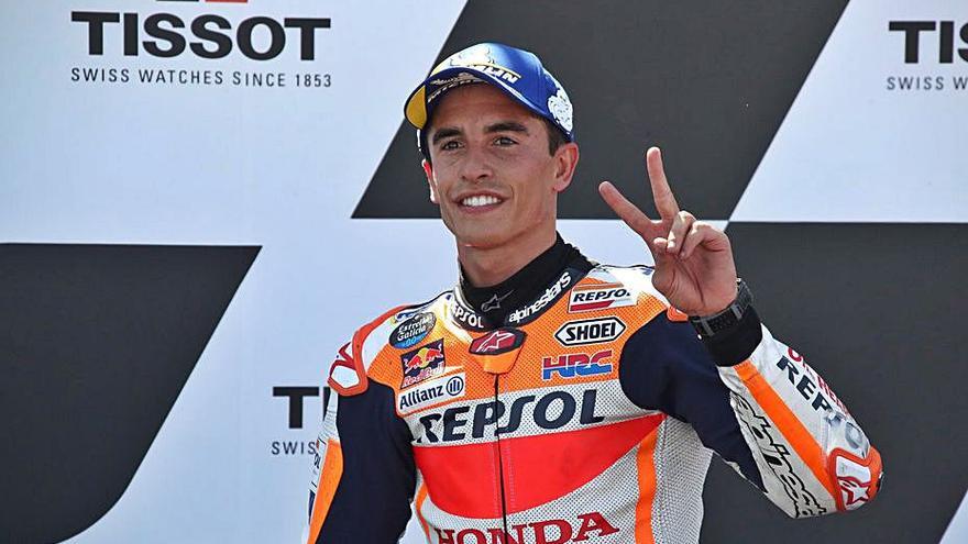 Marc Márquez, segundo en MotoGP tras Bagnaia. | EFE