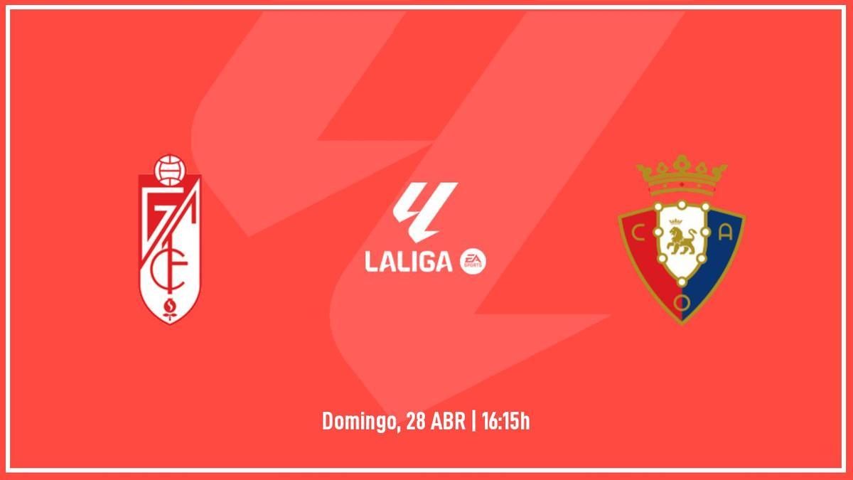 Jornada 33 de LaLiga: previa del encuentro Granada - Osasuna