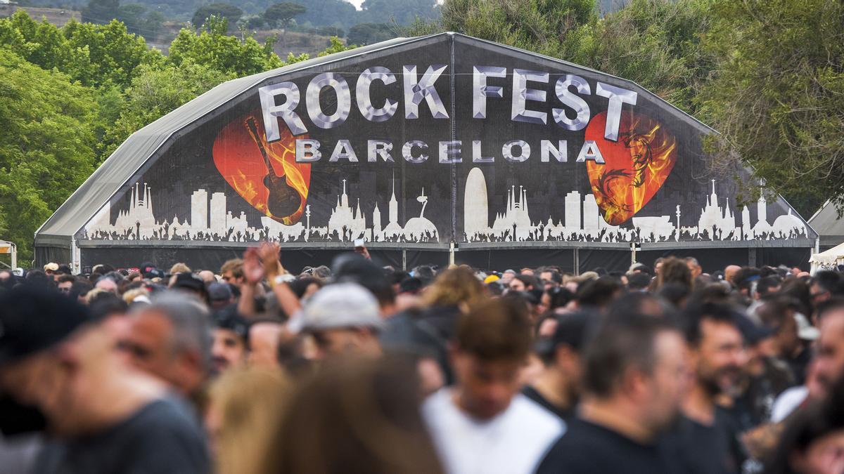 primera jornada del Barcelona Rock Fest, que se celebra fins dissabte al parc de Can Zam de Santa Coloma de Gramenet