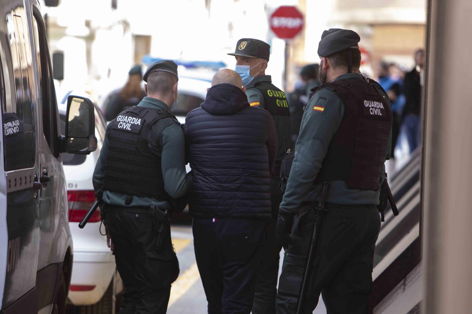 A disposición judicial los seis detenidos por el asesinato a tiros de El Pozo en Favara