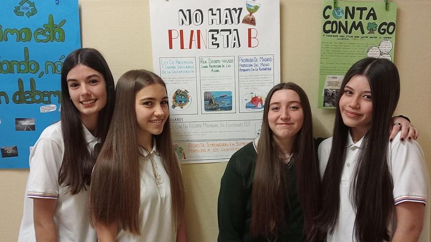 Premian a nivel estatal un video de cuatro estudiantes de Noia sobre el cambio climático