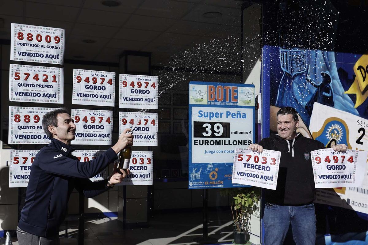 Celebraciones por el sorteo de El Niño