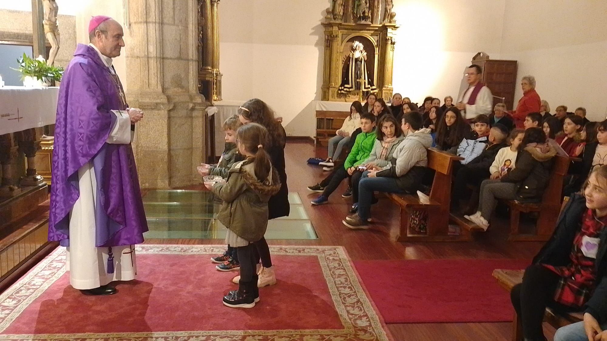 GALERÍA | El obispo de Astorga celebra el Miércoles de Ceniza en Sanabria