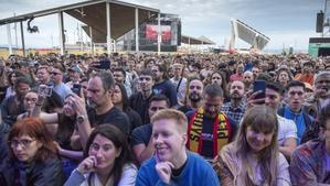 Ambiente en un concierto del Primavera Sound