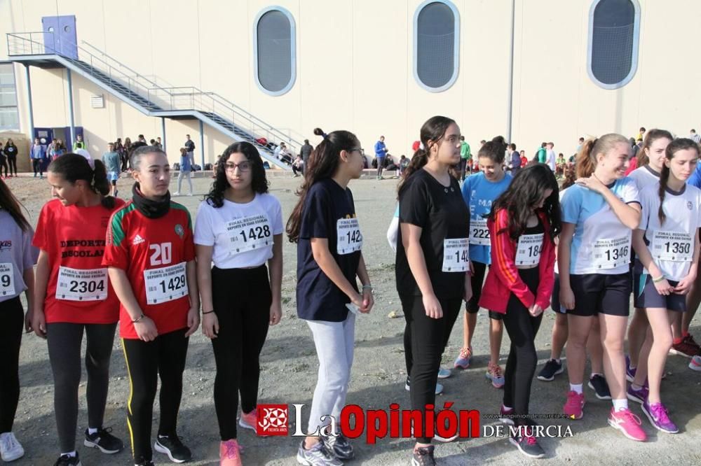 Final Regional de Cross Escolar: cadetes