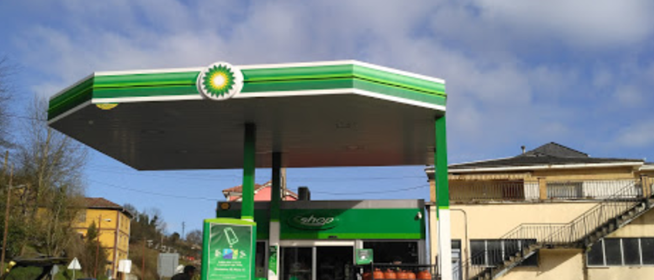 La gasolinera atracada.