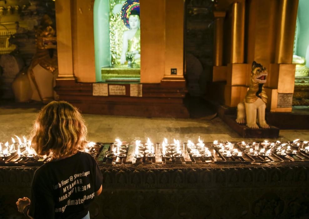 Earth Hour in Myanmar