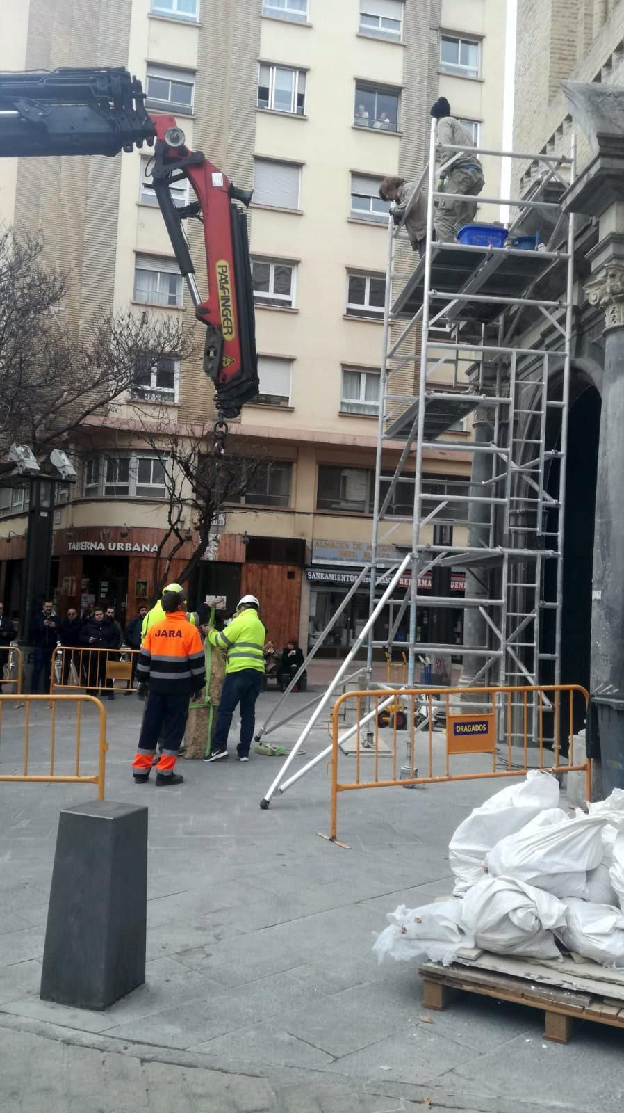 Regreso de la estatua de la Virgen de la Magdalena