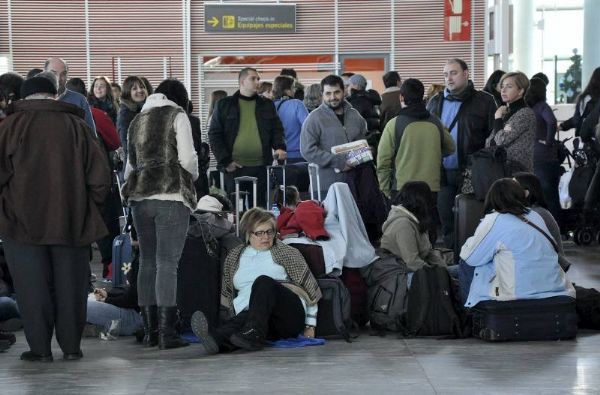 La huelga en el Aeropuerto de Zaragoza