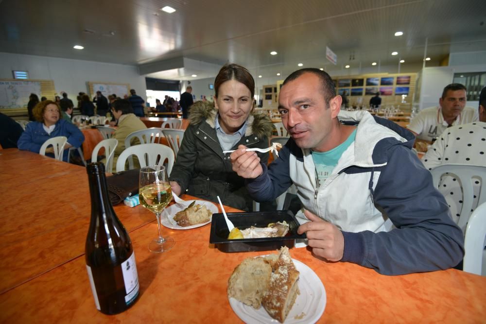 Portonovo se llena de ambiente con la Festa da Rai